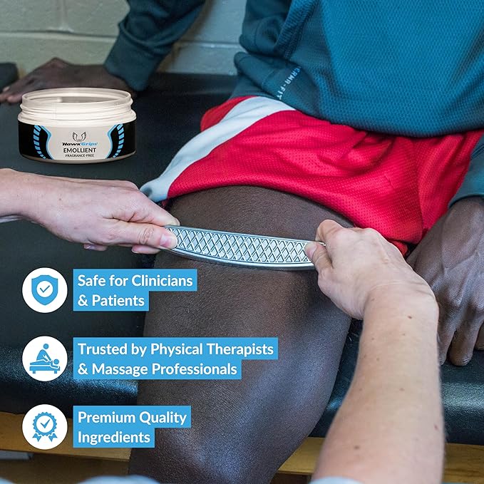 8oz Massage Emollient 10ct, Fragrance-Free, Shea Butter, Oil Based, Vegan, Soft Tissue Mobilization and Lubrication for Manual and Assisted Massage Therapy Techniques, Cream Alternative