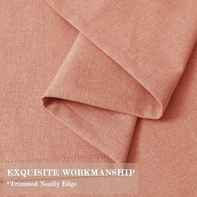 120" Wx102 L Linen Room Divider Drapes for Doorway/Glass Window/Sliding Door/Patio, Extra Wide Pinch Pleated Full Blackout Curtains for Girls Boys Teen Kids Room, 1 Panel, Orange