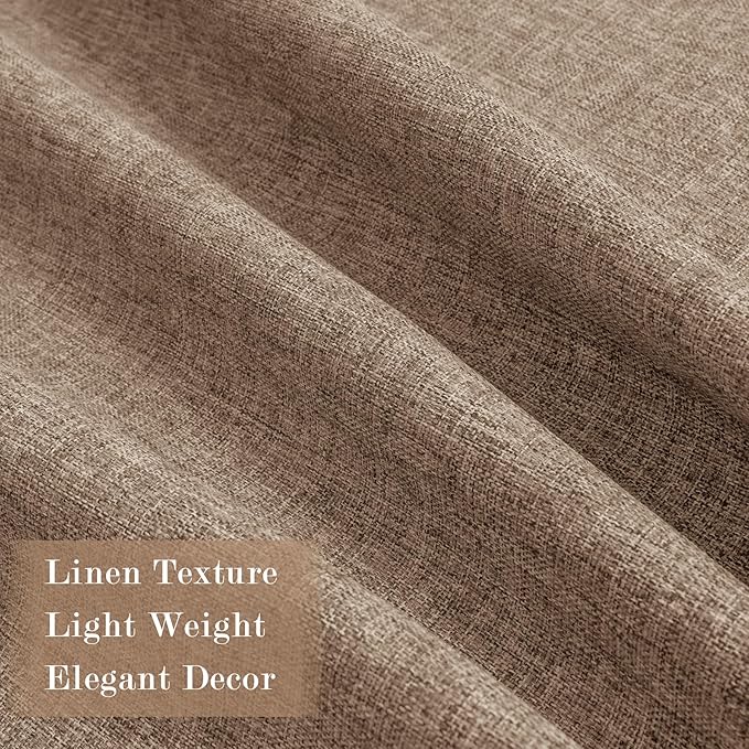 150 Inches Extra Wide Room Divider Draperies, Pinch Pleat Drapes, Absolutely Blackout Sliding Door Drapery, Total Privacy Ceiling Track Curtains, 150" W by 96" L, Taupe (1 Panel)