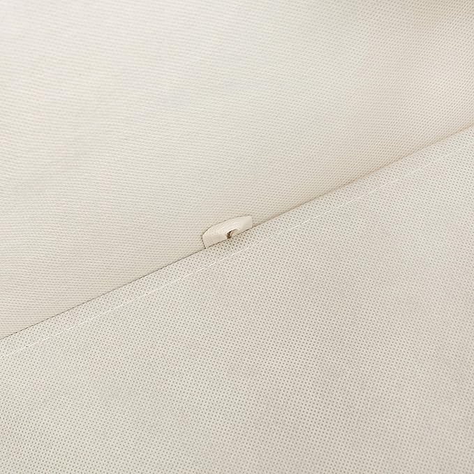 Amazon Basics Collapsible Cube Storage Organizer Bins, 6-Pack, 10.5 x 10.5 x 11 inches, Chevron Grey