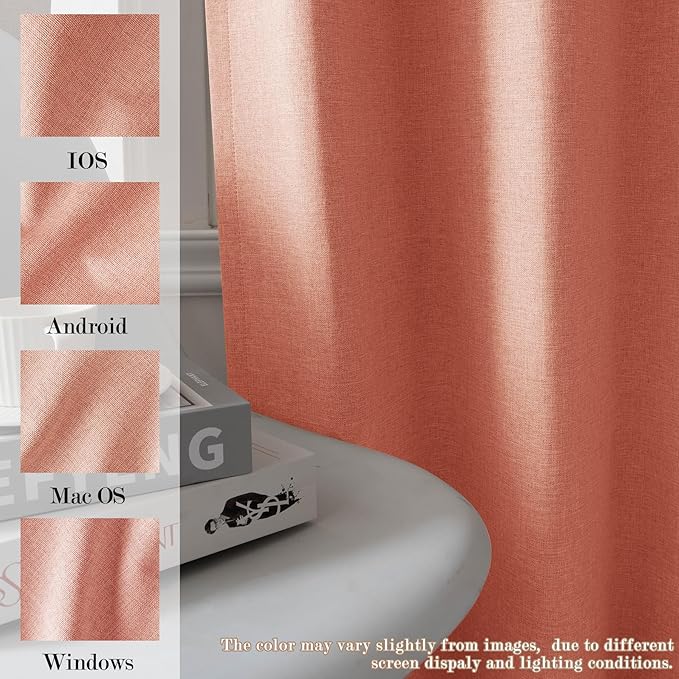 150 Inches Extra Wide Room Divider Draperies, Pinch Pleat Drapes, Absolutely Blackout Sliding Door Drapery, Total Privacy Ceiling Track Curtains, 150" W by 84" L, Orange (1 Panel)